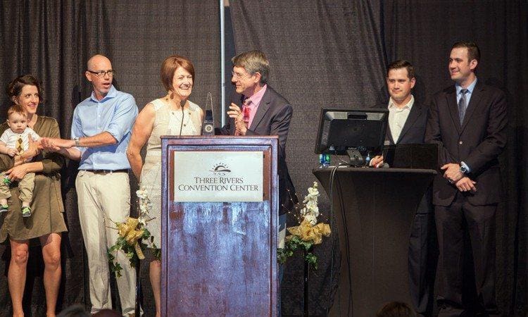 Tri-Citian of the Year John Cadwell and Priscilla Cadwell are awarded the Tri-Citian of the Year, the first time the award has been shared by a married couple