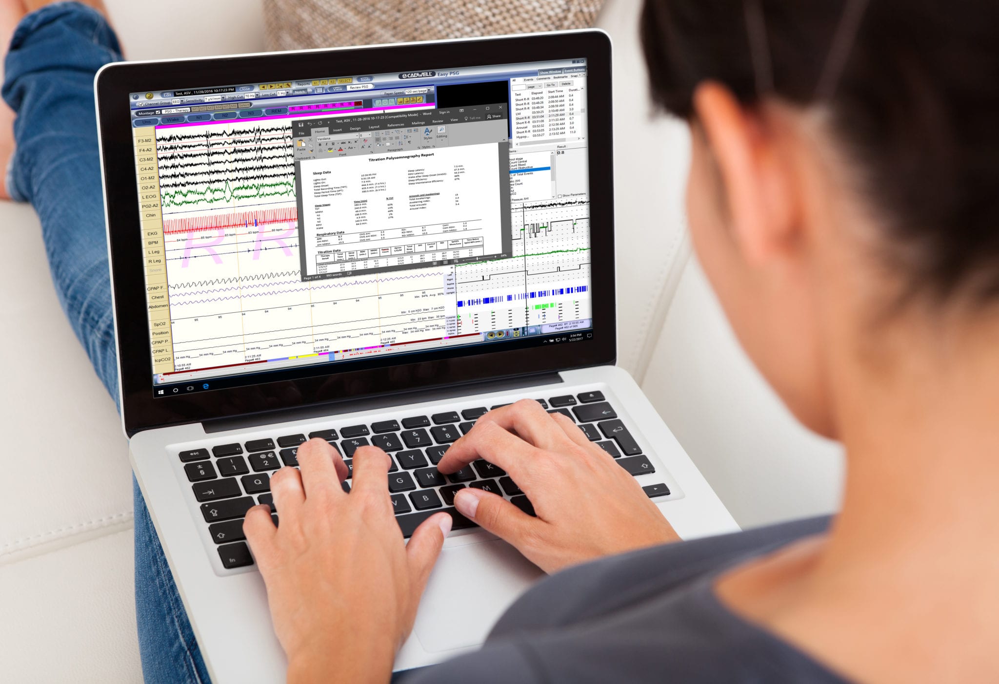Woman With Laptop Easy III software anywhere