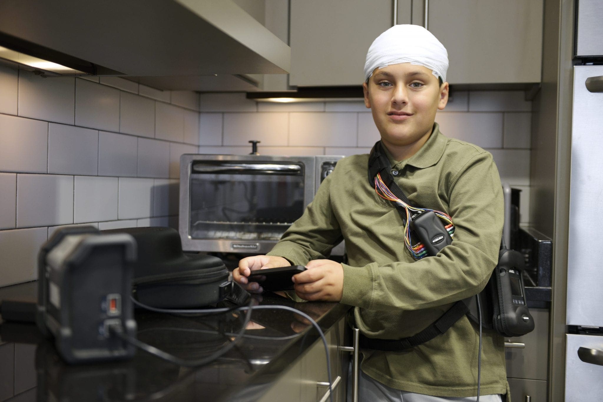 Remote Monitoring EEG with Apollo remote monitoring ambulatory EEG equipment