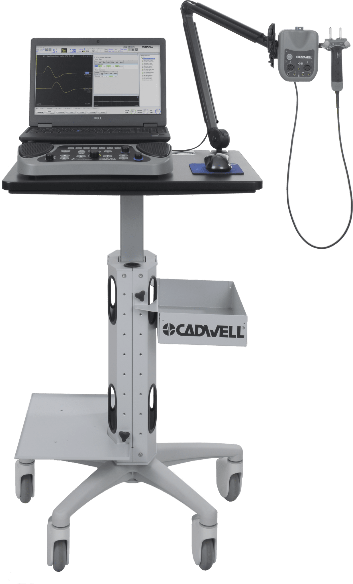 Fuzion EMG cart with 2-ch Summit amplifier and ultrasound Fuzion EMG cart with 2-ch Summit amplifier and ultrasound