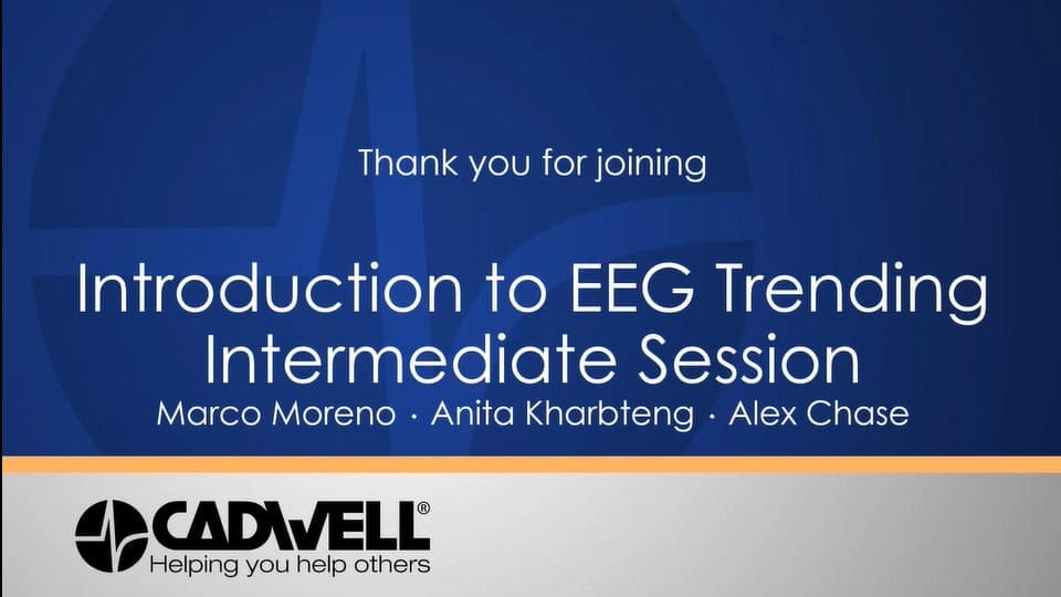 Webinar: Intermediate EEG Trending image for webinar: Intermediate EEG Trending