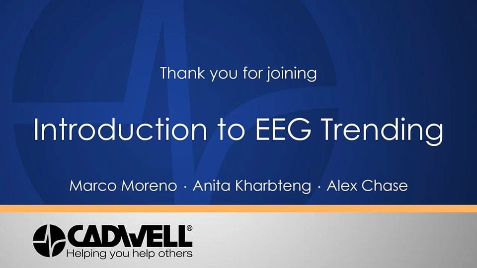 Webinar: Introduction to EEG Trending image for webinar: Introduction to EEG Trending