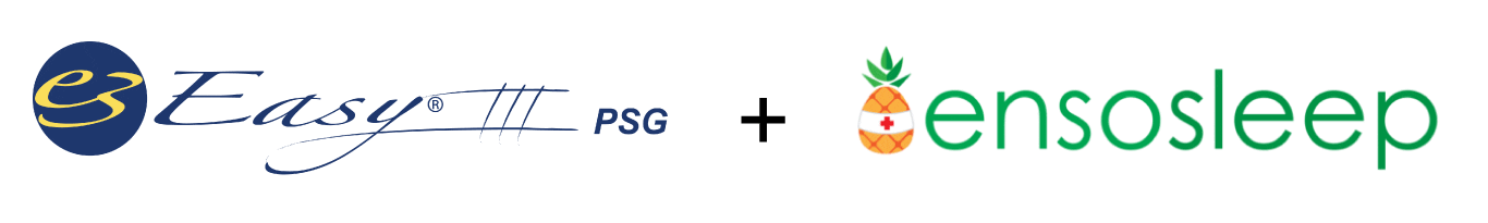Easy-III-PSG-and-EnsoSleep-logos Easy III PSG integrates EnsoSleep AI scoring into sleep software workflow